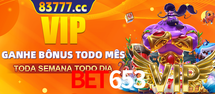 Banner promocional do bet653 oferecendo 100% de recompensas adicionais contínuas para quem fizer o login diário (Daily sign-in), com um mascote de coelho.