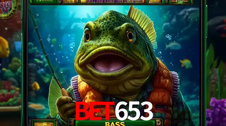 Personagem de peixe pescador do popular jogo de slot com tema de pescaria, uma das emocionantes opções de caça-níqueis para jogar e ganhar no cassino bet653.